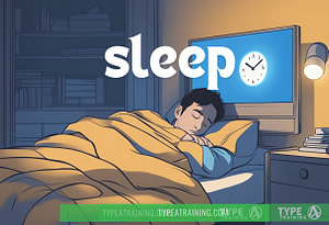 a man sleeping in bed