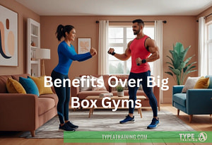 a man and woman in a living room