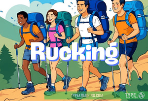 a group of people hiking