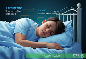 a person sleeping in bed