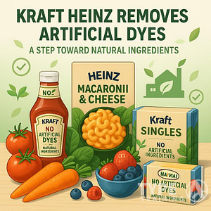 a poster of food dyes