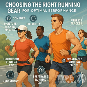 a group of people running