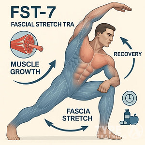 a man stretching his arms