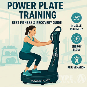 a woman on an exercise machine