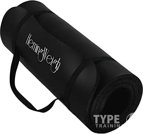 HemingWeigh Yoga Mat Thick, 1 Inch Thick