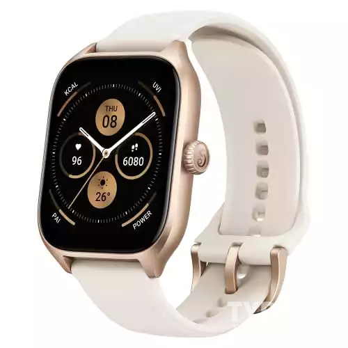 Amazfit GTS 4 Smart Watch for Women, Dual-Band GPS, Alexa Built-in, Bluetooth Calls, 150+ Sports Modes, Heart Rate SPO₂ Monitor, 1.75 AMOLED Display, Health Fitness Watch for Android iPhone, Whit...