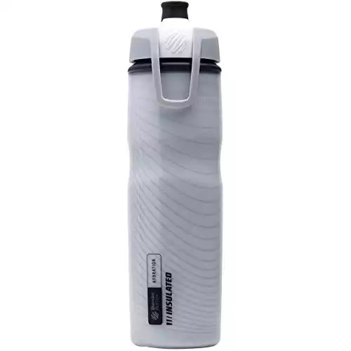 BlenderBottle Hydration Halex Insulated Squeeze Water Bottle with Straw, 24-Ounce