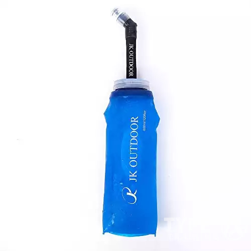 SPARROW ANGEL Soft Flask Running Bottles with Long Straw BPA Free