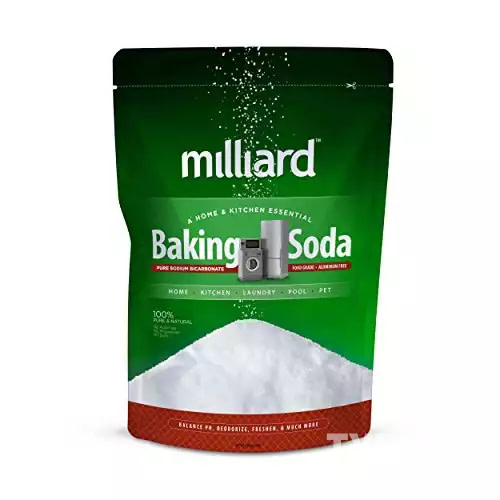 Milliard 10lbs Baking Soda / Sodium Bicarbonate USP - 10 Pound Bag