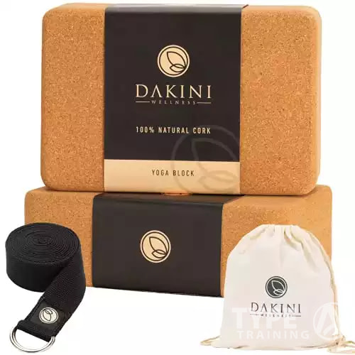 Dakini Wellness Cork Yoga Blocks 2 Pack