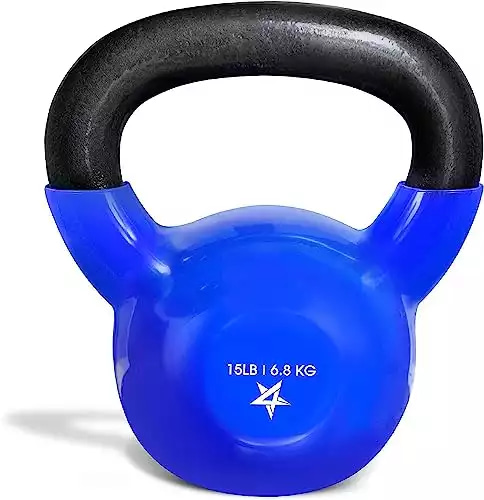 Yes4All Vinyl Coated Kettlebell Weight