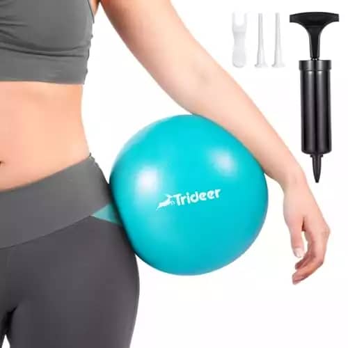 Trideer Pilates Ball 9 Inch with Pump
