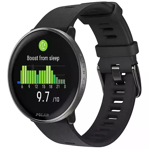 POLAR Ignite 3 Titanium - Fitness & Wellness GPS Smartwatch, Sleep Tracker, Activity Tracker for Fitness, Workout, Health Recovery, Heart Rate Monitor, Sports Watch for Men and Women