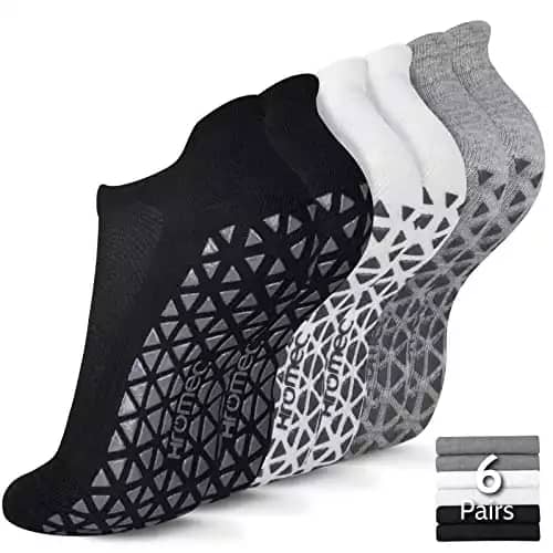 Non Slip Yoga Socks with Grips for Pilates, Ballet, Barre, and Yoga