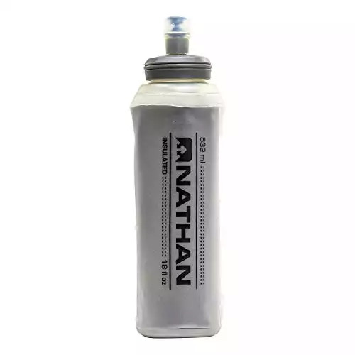 Nathan Insulated Soft Flask. 18oz Hydration Bottle for Running, Hiking and more