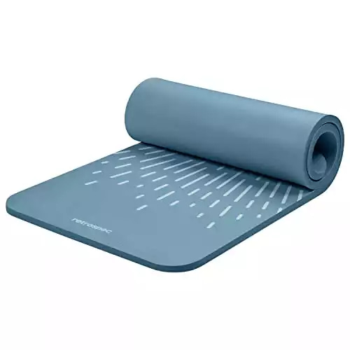 Retrospec Solana Yoga Mat 1" Thick Non-Slip