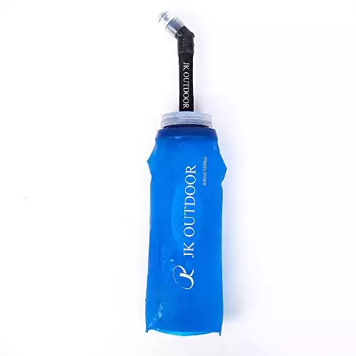 SPARROW ANGEL Soft Flask Running Bottles with Long Straw BPA Free