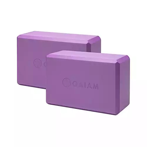 Gaiam Essentials Yoga Block (Set Of 2) - Supportive Latex-Free