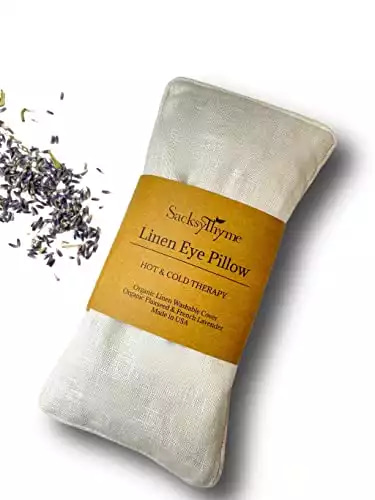 Sacksy Thyme Organic Linen Eye Pillow