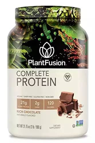 PlantFusion Complete Vegan Protein Powder - Plant Based With BCAAs