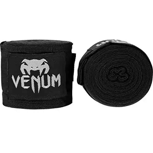 Venum Boxing Hand Wraps, Black, 2.5-Meter