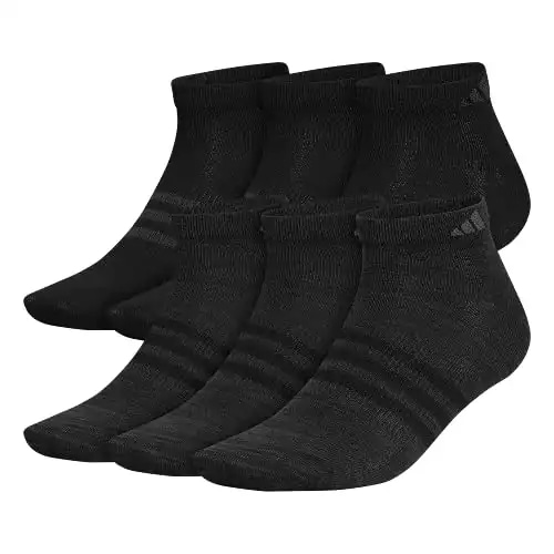 adidas Men's Superlite Low Cut Socks (6-Pair)