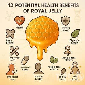 a poster of a honeycomb with text and images