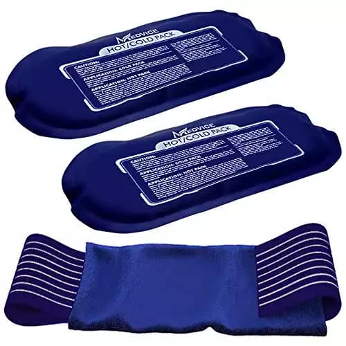 MEDVICE 2 Reusable Hot and Cold Ice Packs for Recovery