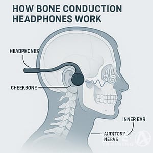 a diagram of a headphones