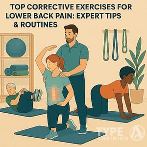 a man and woman doing exercises