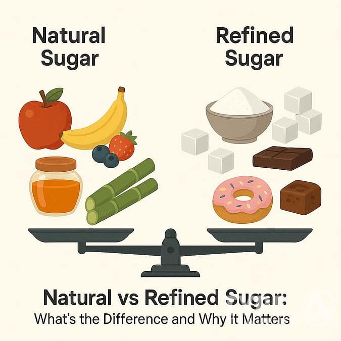 a comparison of different types of sugar