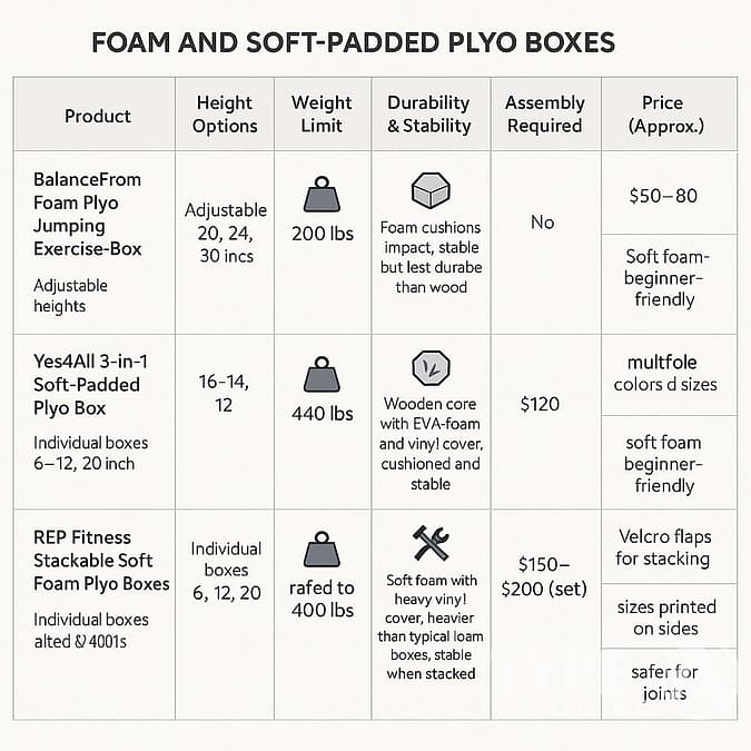 a chart of products and prices