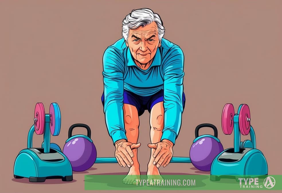 Male doing Mobility Training Maintaining Your Flexibility