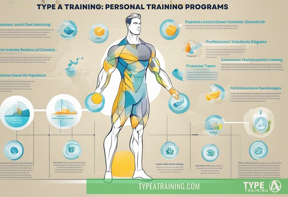 a poster of a man with muscles and infographics