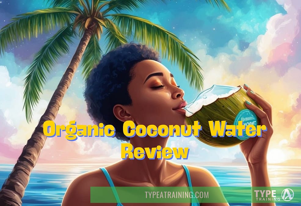 a woman drinking from a coconut