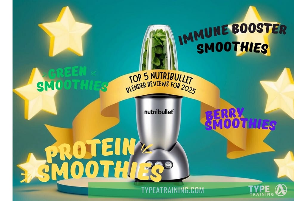 a blender with a yellow ribbon