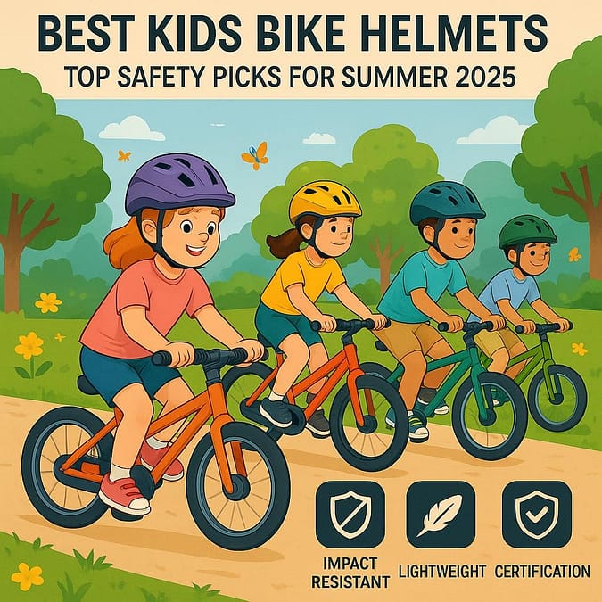a poster of kids riding bikes