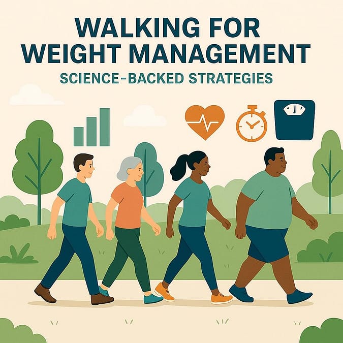 a group of people walking in a park