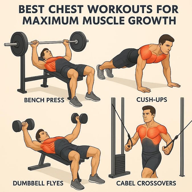 a poster of a man doing exercises