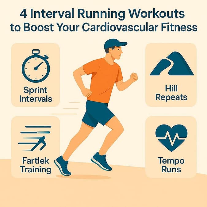 4 Interval Running Workouts to Boost Cardiovascular Fitness