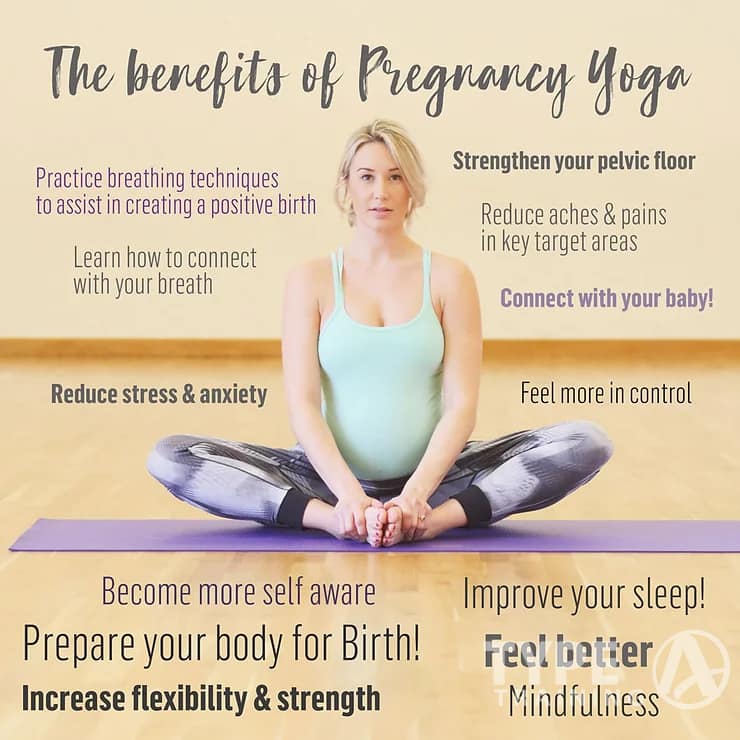 Pregnancy Yoga benefits!