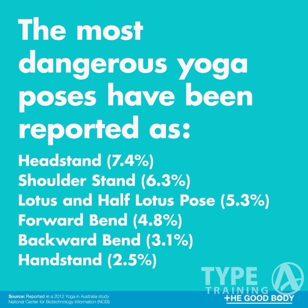 most dangerous yoga poses