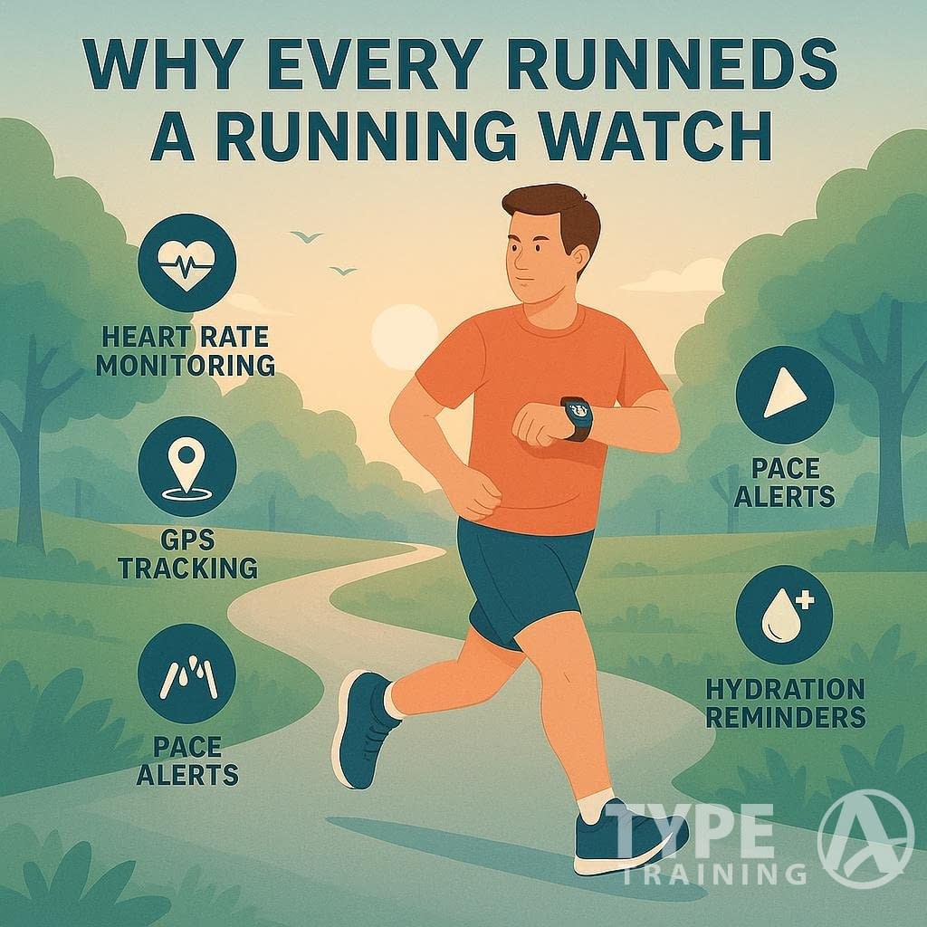 a man running in a park