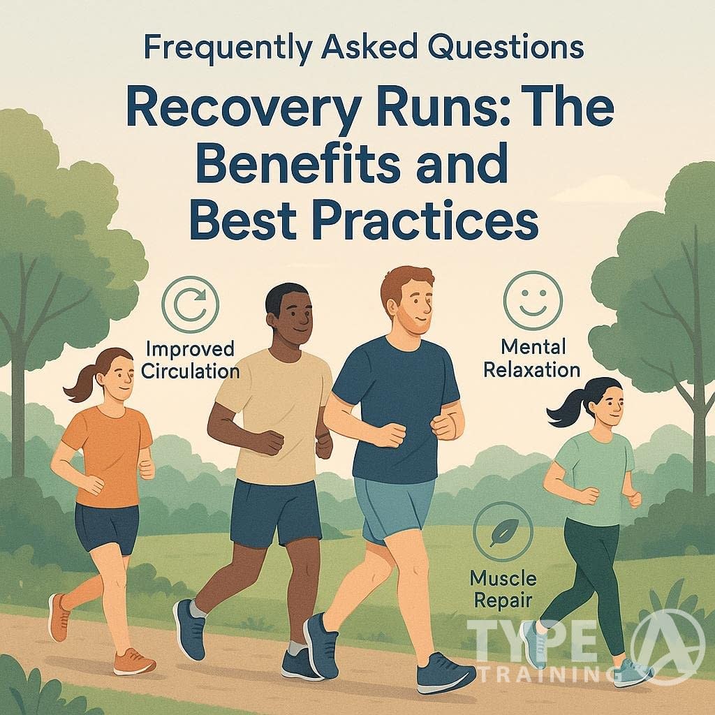 a group of people running in a park