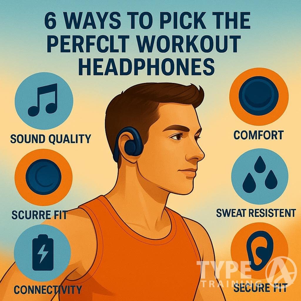 a man wearing a bluetooth headphones