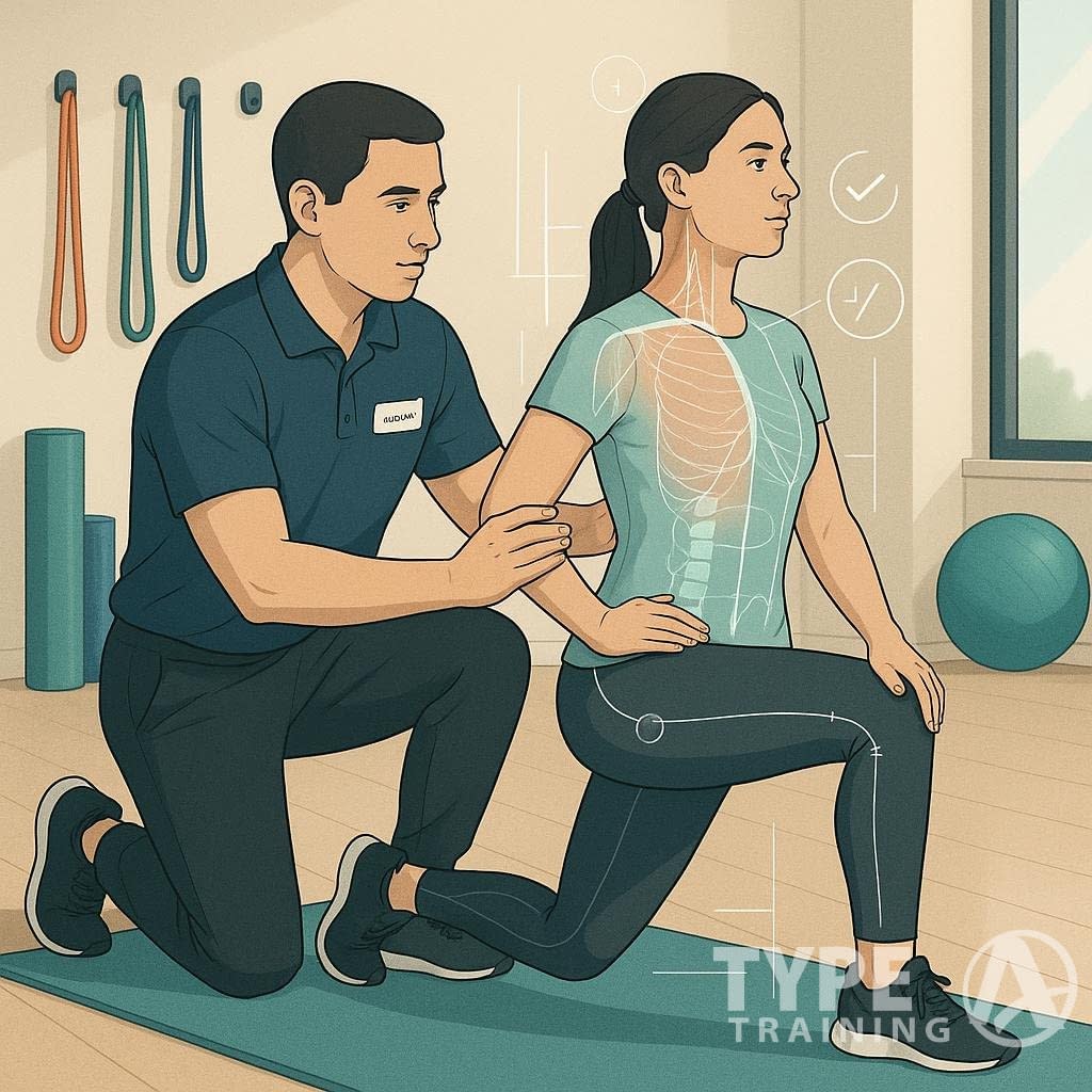 a man and woman doing exercise