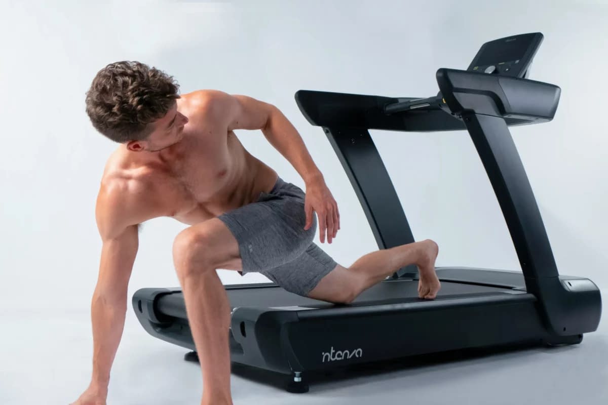 a man on a treadmill