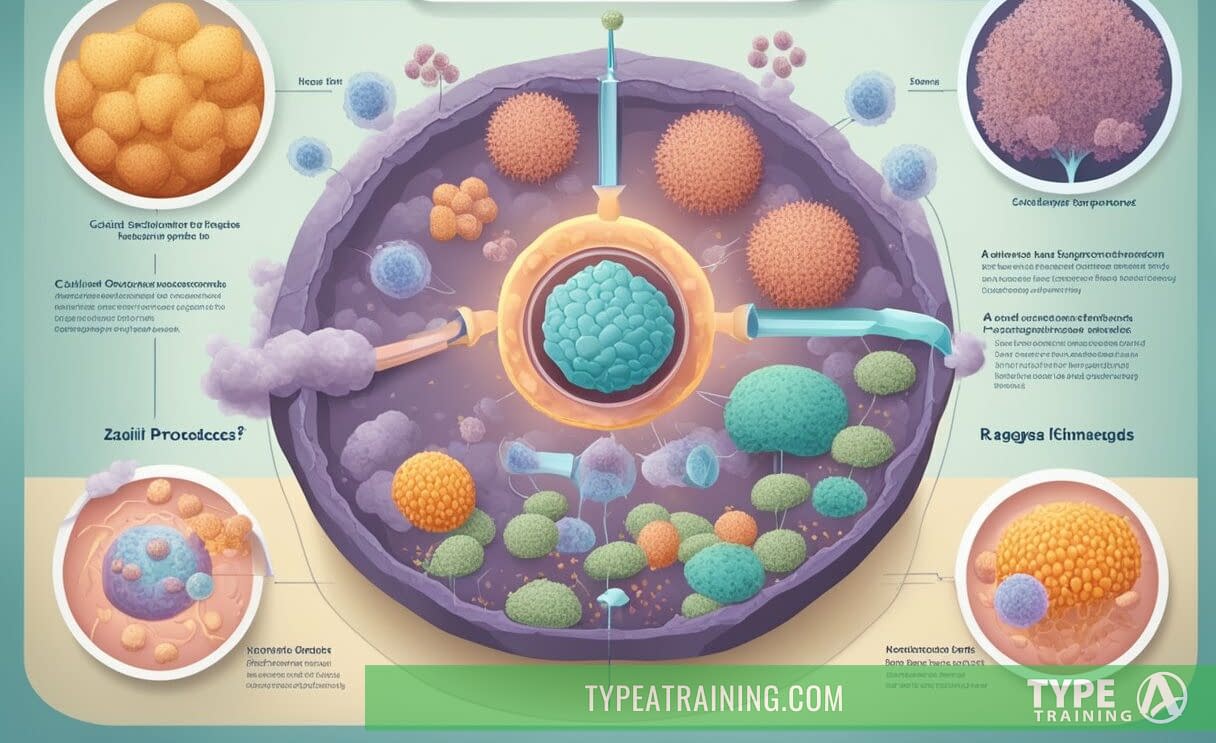 A cellular process engulfs and breaks down harmful pathogens. Fasting triggers autophagy for disease prevention