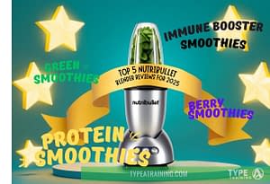 a blender with a yellow ribbon