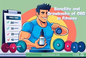 a cartoon of a man holding a bottle of cbd oil